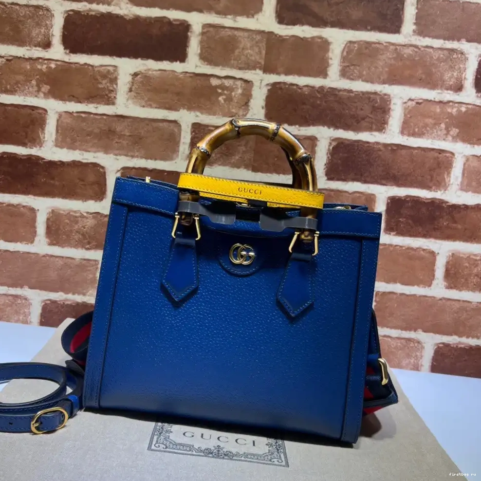 First bag ru bag Diana GUCCI tote small 0604